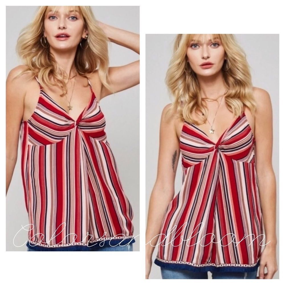 Stripes Camisole Top